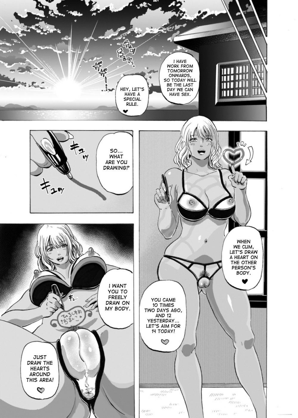 Hentai Manga Comic-Niizuma Hiyake Gyaru ni Tanetsuke Nama Natsu Sex-Read-25